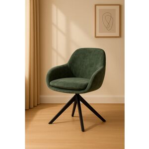 George Oliver Oslo Modern Dining Chair with Black Metal Legs – Sleek Contemporary Design & Comfortable Seating Green 82cm H X 56.5cm W X 61cm D George Oliver Oslo Modern Dining Chair with Black Metal Legs – Sleek Contemporary Design & Comfortable Seating Green 82cm H X 56.5cm W X 61cm D