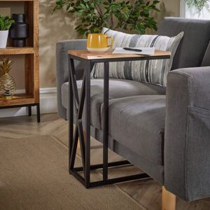 Borough Wharf Adiela End Table Natural Wood 67.5cm H X 48cm W X 27cm D Borough Wharf Adiela End Table Natural Wood 67.5cm H X 48cm W X 27cm D