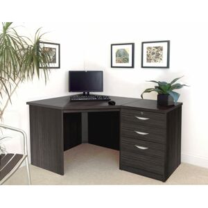 Ebern Designs Nemisco Corner Computer Desk Black 72cm H X 141.9cm W X 94cm D Ebern Designs Nemisco Corner Computer Desk Black 72cm H X 141.9cm W X 94cm D