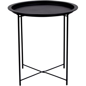 Ivy Bronx Fougeres Tray Table Black 50.5cm H X 46.8cm W X 46.8cm D Ivy Bronx Fougeres Tray Table Black 50.5cm H X 46.8cm W X 46.8cm D