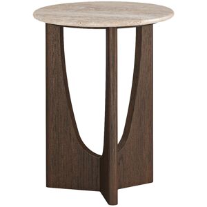 Alpen Home Ghita End Table Beige 58cm H X 45cm W X 45cm D Alpen Home Ghita End Table Beige 58cm H X 45cm W X 45cm D