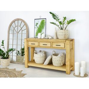 Alpen Home Mccue 119Cm Solid Wood Console Table Light Brown 75cm H X 119cm W X 35cm D Alpen Home Mccue 119Cm Solid Wood Console Table Light Brown 75cm H X 119cm W X 35cm D