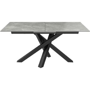 Ivy Bronx Sang Rectangular Extending Ceramic Dining Table Dark Grey 76 x 160 x 90cm Ivy Bronx Sang Rectangular Extending Ceramic Dining Table Dark Grey 76 x 160 x 90cm