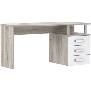 Ebern Designs Mickie Computer Desk Sand Oak 70cm H X 138cm W X 60cm D Ebern Designs Mickie Computer Desk Sand Oak 70cm H X 138cm W X 60cm D