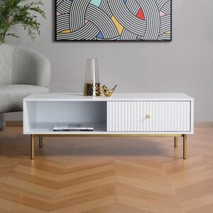 Fairmont Park Ahdia Coffee Table White 40cm H X 110cm W X 50cm D Fairmont Park Ahdia Coffee Table White 40cm H X 110cm W X 50cm D