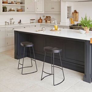 Borough Wharf Alvada Counter Stool Black 67cm H X 40.5cm W X 44cm D Borough Wharf Alvada Counter Stool Black 67cm H X 40.5cm W X 44cm D