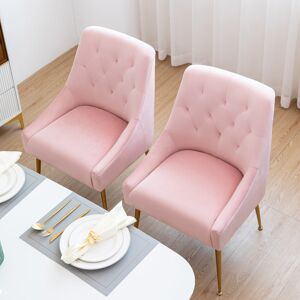 Fairmont Park Briana Upholstered Dining Chair Pink 210.82cm H X 137.16cm W X 132.08cm D Fairmont Park Briana Upholstered Dining Chair Pink 210.82cm H X 137.16cm W X 132.08cm D