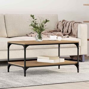Borough Wharf Coffee Table Old Wood 80 X 50 X 40 Cm Engineered Wood Oak 40cm H X 80cm W X 50cm D Borough Wharf Coffee Table Old Wood 80 X 50 X 40 Cm Engineered Wood Oak 40cm H X 80cm W X 50cm D