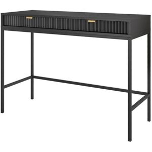 Ebern Designs Isaul Dressing Table Black 78cm H X 104cm W X 50cm D Ebern Designs Isaul Dressing Table Black 78cm H X 104cm W X 50cm D