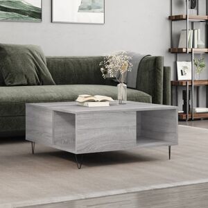 George Oliver Insani 4 Legs Coffee Table with Storage Grey Sonoma 36.5cm H X 80cm W X 80cm D George Oliver Insani 4 Legs Coffee Table with Storage Grey Sonoma 36.5cm H X 80cm W X 80cm D
