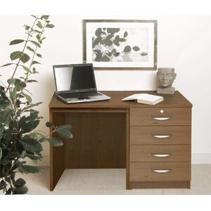 Ebern Designs Walshaw Desk English Oak 72cm H X 107.9cm W X 54cm D Ebern Designs Walshaw Desk English Oak 72cm H X 107.9cm W X 54cm D