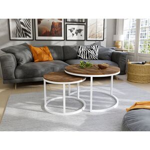 Borough Wharf Lanare Coffee Table White 48cm H X 70cm W X 70cm D Borough Wharf Lanare Coffee Table White 48cm H X 70cm W X 70cm D