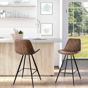 Rio Adeon 71cm Bar Stool Brown 99.5cm H X 49.5cm W X 61cm D Rio Adeon 71cm Bar Stool Brown 99.5cm H X 49.5cm W X 61cm D