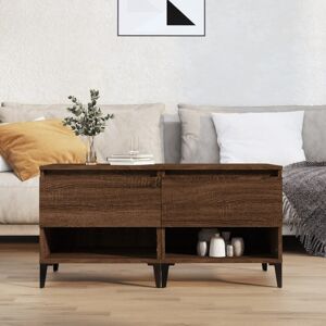 Latitude Run Leegan Side Table Brown Oak 50cm H X 50cm W X 46cm D Latitude Run Leegan Side Table Brown Oak 50cm H X 50cm W X 46cm D