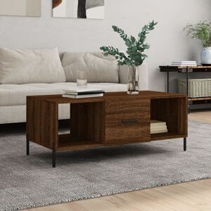 Metro Aunterrio 4 Legs Coffee Table with Storage Brown Oak 40cm H X 102cm W X 50cm D Metro Aunterrio 4 Legs Coffee Table with Storage Brown Oak 40cm H X 102cm W X 50cm D