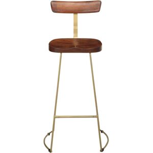 Rio Bonnita Counter Stool with Metal Frame Gold 103cm H X 49cm W X 43cm D Rio Bonnita Counter Stool with Metal Frame Gold 103cm H X 49cm W X 43cm D