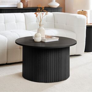 17 Stories Suire Drum Coffee Table Black 40cm H X 80cm W X 120cm D 17 Stories Suire Drum Coffee Table Black 40cm H X 80cm W X 120cm D