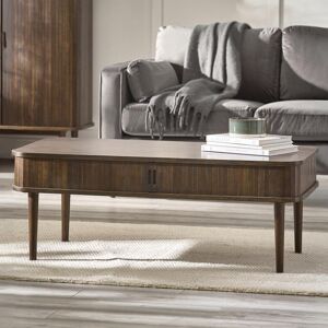 Corrigan Studio Misenheimer Four Leg Coffee Table with Storage Brown 45cm H X 60cm W X 120cm D Corrigan Studio Misenheimer Four Leg Coffee Table with Storage Brown 45cm H X 60cm W X 120cm D