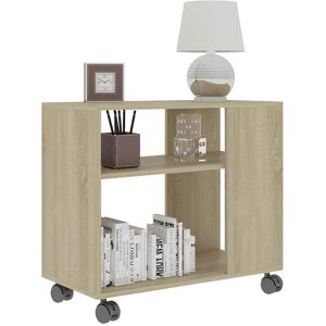 Hashtag Home Aila Side Table 70x35x55 cm Engineered Wood Sonoma Oak 55cm H X 70cm W X 35cm D Hashtag Home Aila Side Table 70x35x55 cm Engineered Wood Sonoma Oak 55cm H X 70cm W X 35cm D