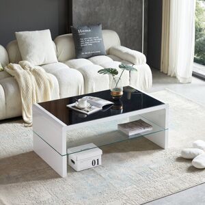 Metro Altovise Sled Coffee Table with Storage Black 45cm H X 110cm W X 60cm D Metro Altovise Sled Coffee Table with Storage Black 45cm H X 110cm W X 60cm D