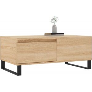 Metro Azianna Sled Coffee Table with Storage Sonoma Oak 36.5cm H X 90cm W X 50cm D Metro Azianna Sled Coffee Table with Storage Sonoma Oak 36.5cm H X 90cm W X 50cm D