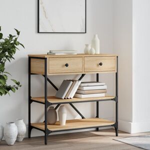 Borough Wharf Regnier 75Cm Console Table Sonoma Oak 100cm L x 34.5cm W x 75cm H Borough Wharf Regnier 75Cm Console Table Sonoma Oak 100cm L x 34.5cm W x 75cm H