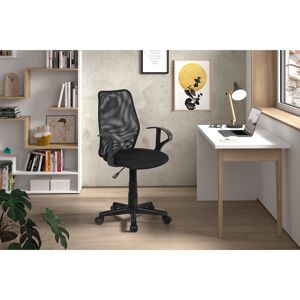 Metro Burnita Desk Chair Black 99cm H X 54cm W X 50cm D Metro Burnita Desk Chair Black 99cm H X 54cm W X 50cm D