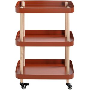 Latitude Run Aleyda Side Table Red 76cm H X 50cm W X 30cm D Latitude Run Aleyda Side Table Red 76cm H X 50cm W X 30cm D