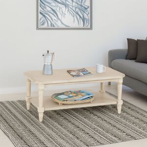 Marlow Home Co. Arri Four Leg Coffee Table with Storage Cream 43.5cm H X 107cm W X 56cm D Marlow Home Co. Arri Four Leg Coffee Table with Storage Cream 43.5cm H X 107cm W X 56cm D