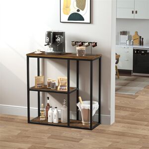 Borough Wharf Akintunde 10cm Console Table Brown 80cm H X 80cm W X 30cm D Borough Wharf Akintunde 10cm Console Table Brown 80cm H X 80cm W X 30cm D