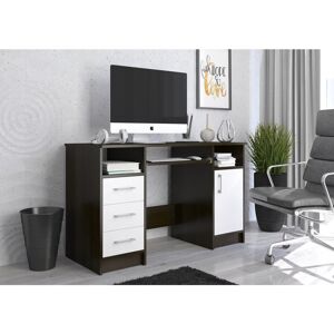 Latitude Run 120cm W Rectangle Computer Table Brown/White 73cm H X 120cm W X 50cm D Latitude Run 120cm W Rectangle Computer Table Brown/White 73cm H X 120cm W X 50cm D