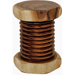 Alpen Home Burruss Solid Wood Stool Brown 45cm H X 35cm W X 30cm D Alpen Home Burruss Solid Wood Stool Brown 45cm H X 35cm W X 30cm D