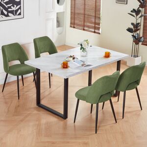 Brayden Studio Raelene Upholstered Fabric Armless Dining Chair Green 82cm H X 51cm W X 56cm D Brayden Studio Raelene Upholstered Fabric Armless Dining Chair Green 82cm H X 51cm W X 56cm D