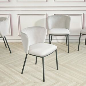 George Oliver 2 Mandy Smokey Crib5 Linen Upholstered Dining Chair Beige 75cm H X 46cm W X 44cm D George Oliver 2 Mandy Smokey Crib5 Linen Upholstered Dining Chair Beige 75cm H X 46cm W X 44cm D