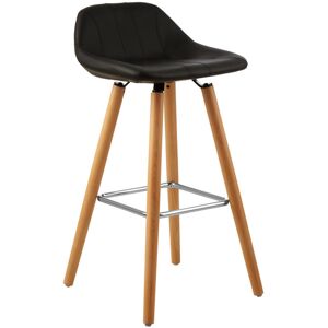 Fjørde & Co Kai 72cm Bar Stool Black 86cm H X 45cm W X 44cm D Fjørde & Co Kai 72cm Bar Stool Black 86cm H X 45cm W X 44cm D