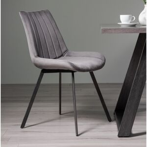 Fairmont Park Coralie Upholstered Dining Chair Grey 87cm H X 50cm W X 63cm D Fairmont Park Coralie Upholstered Dining Chair Grey 87cm H X 50cm W X 63cm D