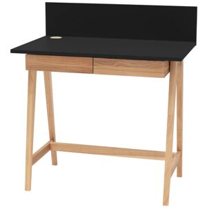 Brayden Studio Sondra Desk Ashwood/Black 94cm H x 85cm W x 50cm D Brayden Studio Sondra Desk Ashwood/Black 94cm H x 85cm W x 50cm D