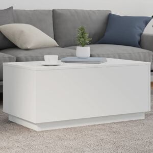 Metro Lane Coffee Table With LED Lights 90X50x40 Cm White 40cm H X 90cm W X 50cm D Metro Lane Coffee Table With LED Lights 90X50x40 Cm White 40cm H X 90cm W X 50cm D