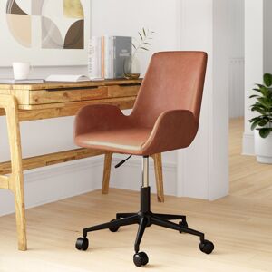Wade Logan Sibbi Desk Chair Brown 92cm H X 57cm W X 58cm D Wade Logan Sibbi Desk Chair Brown 92cm H X 57cm W X 58cm D