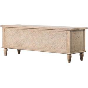 Fleur De Lis Living Colella Wood Bench Natural;Natural 46cm H X 130cm W X 40cm D Fleur De Lis Living Colella Wood Bench Natural;Natural 46cm H X 130cm W X 40cm D