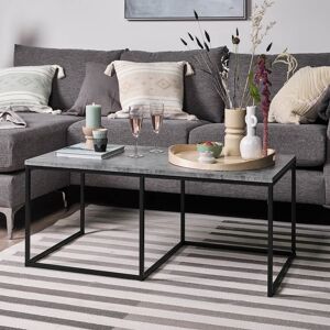 17 Stories Kalyssa Frame Coffee Table Black 45cm H X 103cm W X 55cm D 17 Stories Kalyssa Frame Coffee Table Black 45cm H X 103cm W X 55cm D