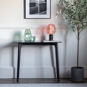 Wade Logan Achouhada 90Cm Console Table Black 75cm H X 90cm W X 38cm D Wade Logan Achouhada 90Cm Console Table Black 75cm H X 90cm W X 38cm D