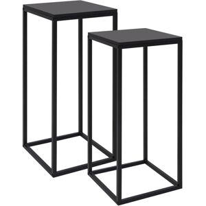 Ebern Designs Braison 2 Piece Nest of Tables 81cm H X 25cm W X 25cm D Ebern Designs Braison 2 Piece Nest of Tables 81cm H X 25cm W X 25cm D