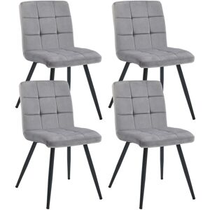 Brayden Studio Furst 40cm Wide Modern Upholstered Chair with Velvet Button Tufting Grey 81.5cm H X 43cm W X 56.5cm D Brayden Studio Furst 40cm Wide Modern Upholstered Chair with Velvet Button Tufting Grey 81.5cm H X 43cm W X 56.5cm D