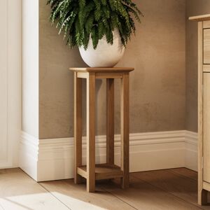 ClassicLiving Daris Side Lamp Table Plant Stand. Fully Assembled Oak Wood 55cm H X 27cm W X 24cm D ClassicLiving Daris Side Lamp Table Plant Stand. Fully Assembled Oak Wood 55cm H X 27cm W X 24cm D