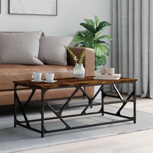 Borough Wharf Bourdeilles 4 Legs Coffee Table Smoked Oak 40cm H X 100cm W X 50cm D Borough Wharf Bourdeilles 4 Legs Coffee Table Smoked Oak 40cm H X 100cm W X 50cm D