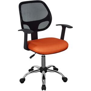 Inbox Zero Home Office Mesh Back Swivel Desk Chair Orange 101cm H X 58cm W X 57cm D Inbox Zero Home Office Mesh Back Swivel Desk Chair Orange 101cm H X 58cm W X 57cm D