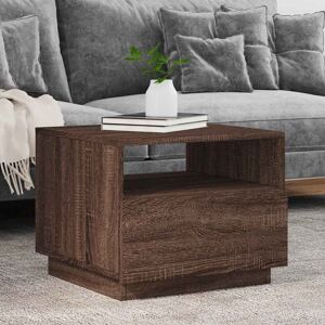 Metro Carrel Frame Coffee Table Brown Oak 40cm H X 50cm W X 49cm D Metro Carrel Frame Coffee Table Brown Oak 40cm H X 50cm W X 49cm D