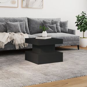 Metro Lane Coffee Table With LED Lights Concrete 50X50x40 Cm Black 40cm H X 50cm W X 50cm D Metro Lane Coffee Table With LED Lights Concrete 50X50x40 Cm Black 40cm H X 50cm W X 50cm D
