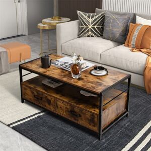 Rio Bouldon Coffee Table Brown 45cm H X 105cm W X 50cm D Rio Bouldon Coffee Table Brown 45cm H X 105cm W X 50cm D